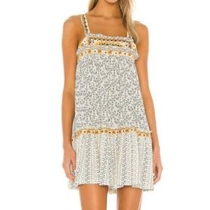 💖 Free People Boarderline Tank Floral Mini Dress